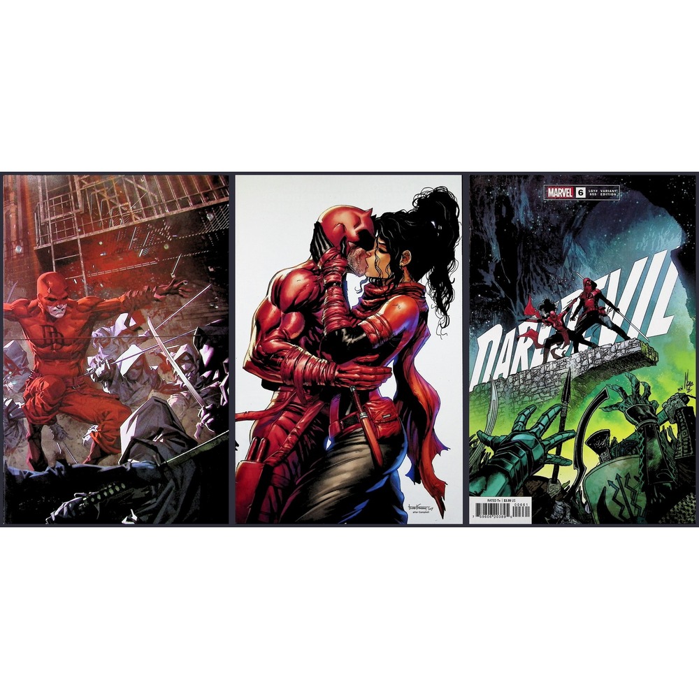 Daredevil #6 #7 Marvel Comic Kael Ngu Virgin Checchetto 1:25 Kirkham Virgin